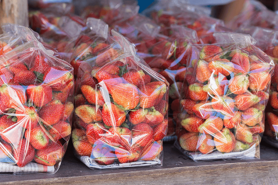 preservation of strawberries