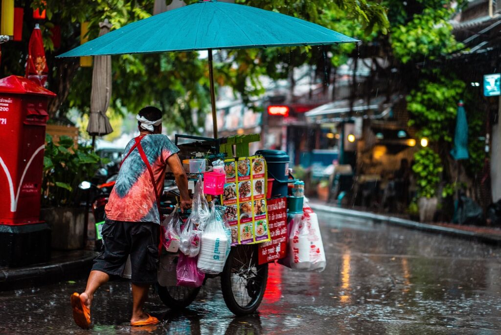 street food vendor